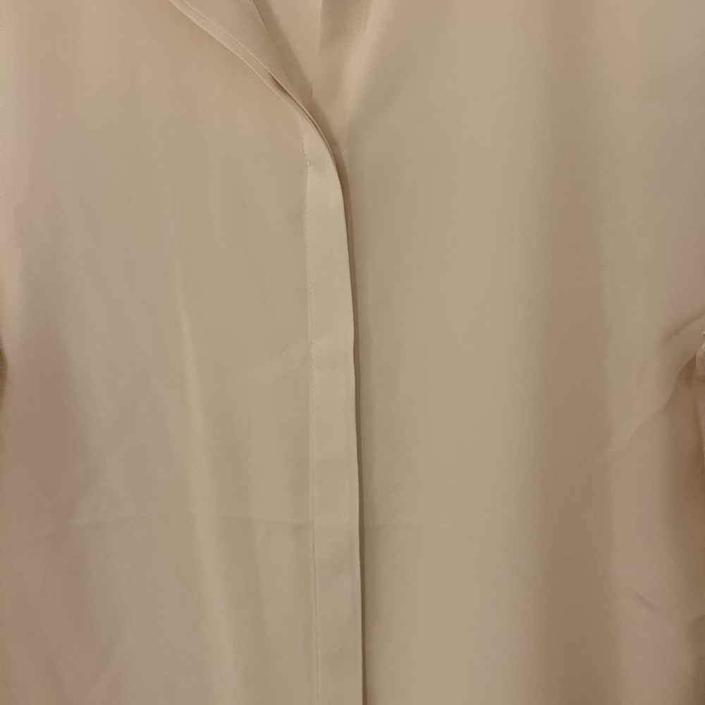 Ralph Lauren size 2X cream button down blouse - Picture 4 of 4
